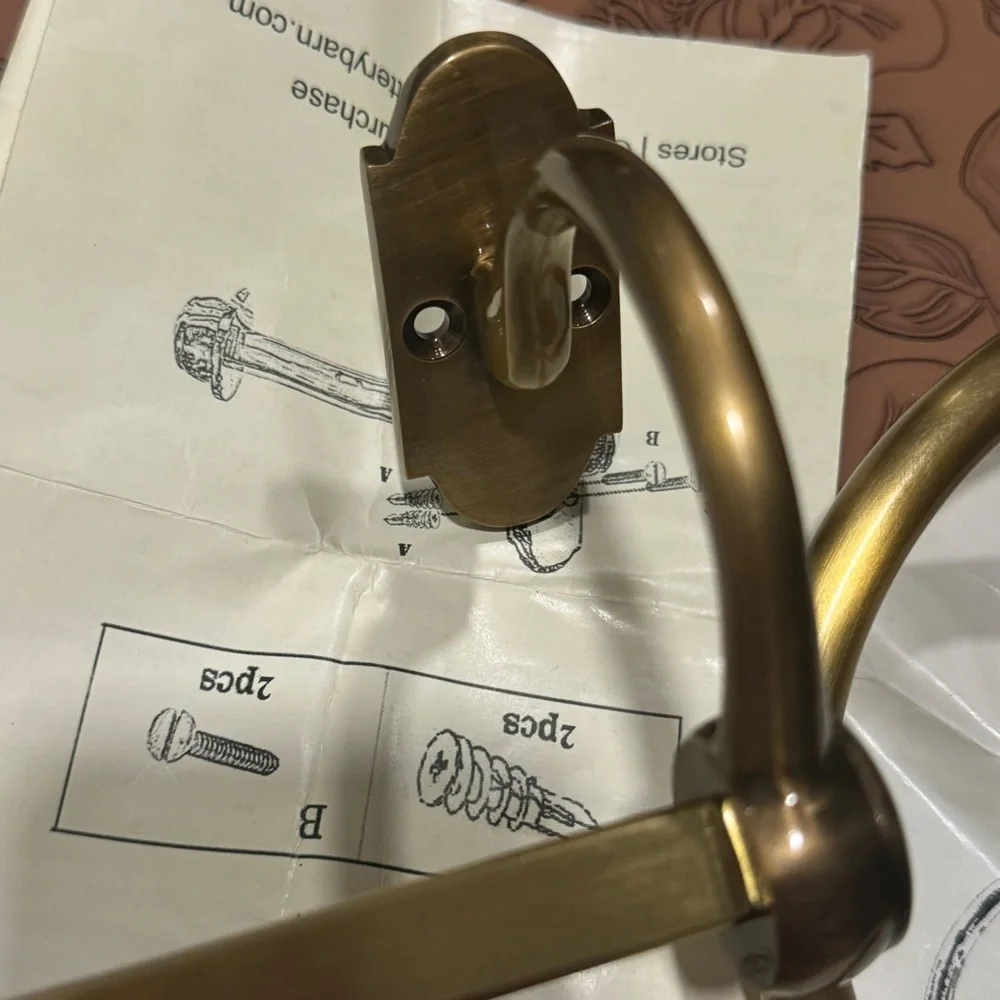 POTTERY BARN/ Covington Hardware Towel Ring or Toilet Paper Holder